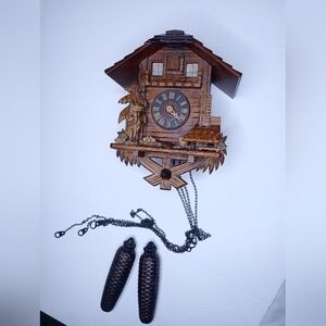 Cookoo Clock Collectable Rustic Brown Cuckoo Clock Made In Germany